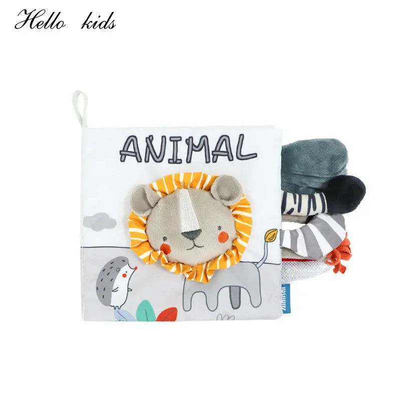 Toys Animals Soft Learning Educational cloth book