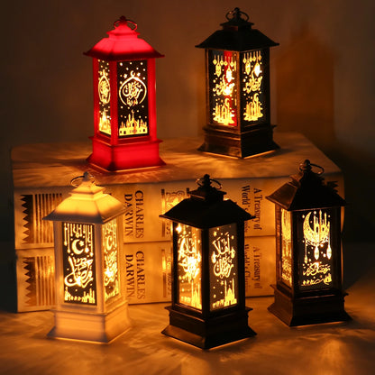 Eid Mubarak Decor LED Light Ornament Eid Kareem Ramadan Decor for Home Eid Al Adha Ramadan Mubarak Islamic Muslim Party Decor