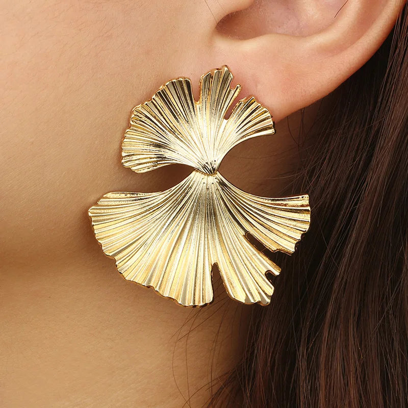 Leaf Shape Drop Earrings