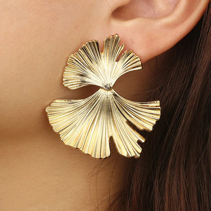 Leaf Shape Drop Earrings