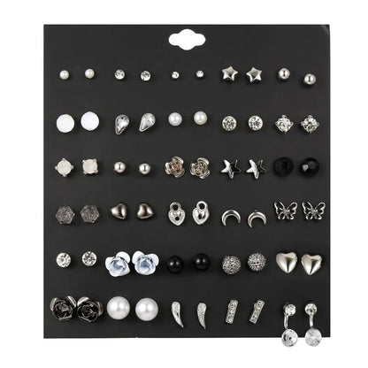 30Pairs/set Classic Mix Earrings Sets