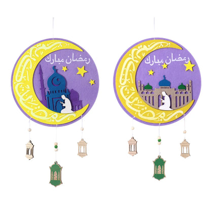 Ramadan Countdown Felt Calendar Eid Mubarak Decorations For Home Islamic Muslim Party Decor Ramadan Kareem Eid Al Adha Kid Gifts