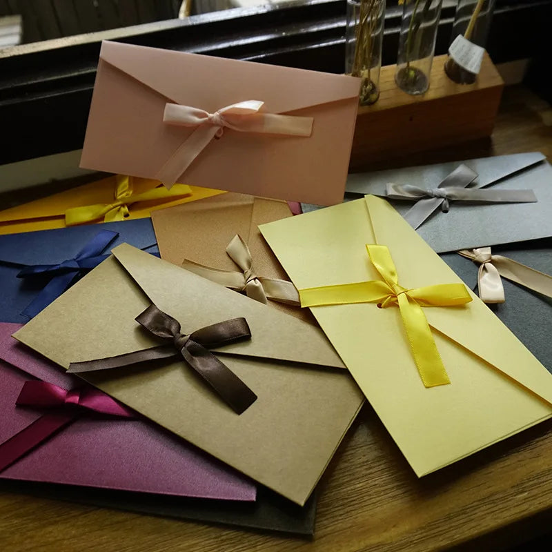 10pcs/lot Vintage Iridescent Paper Envelopes for Letters Mailers Set Kraft Letter Envelope