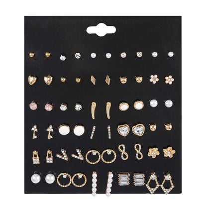 30Pairs/set Classic Mix Earrings Sets