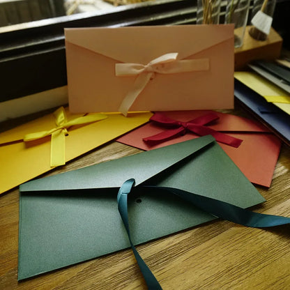 10pcs/lot Vintage Iridescent Paper Envelopes for Letters Mailers Set Kraft Letter Envelope