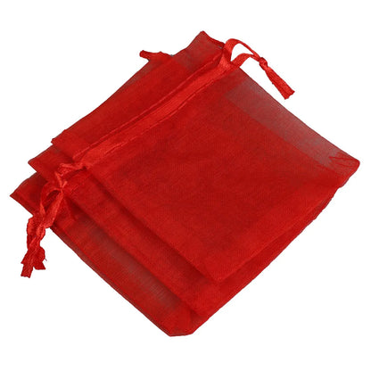 50/100pcs/lot Organza Gift Bag For Jewelry 24 Colors Drawstring Pouches For Wedding Candy Gift Bags Jewelry Packing