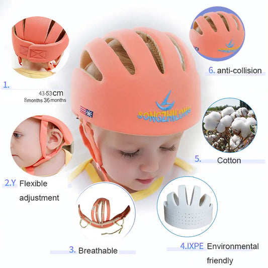 Adjustable Baby Helmet for Newborn and Toddler