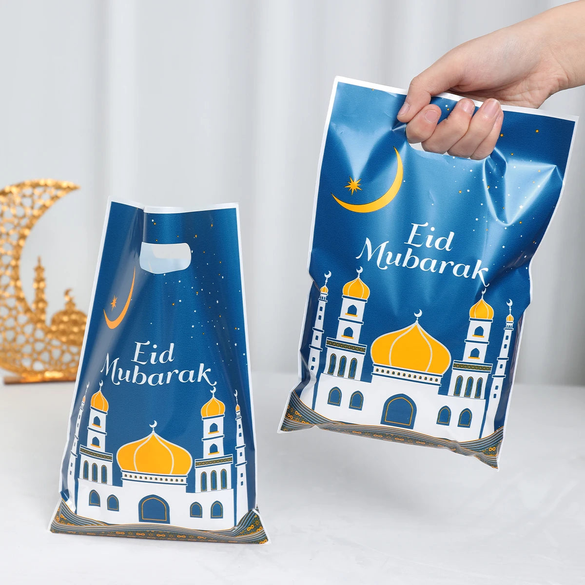 10pcs Eid Mubarak Gift Bags