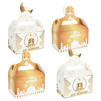 4Pcs EID Mubarak Gift Box