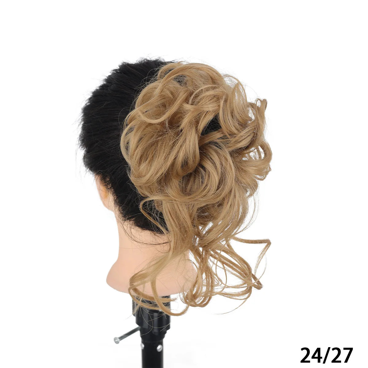 Curly Messy Bun Hair Piece