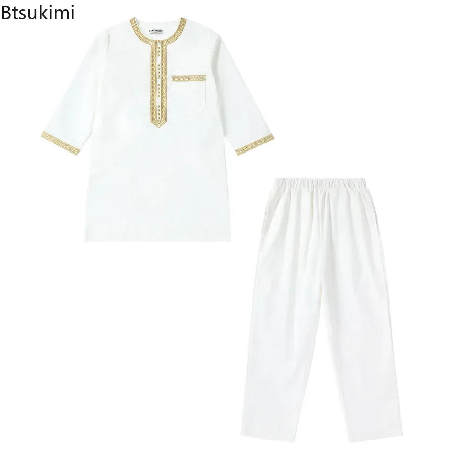 Saudi Arabia Children Robe Clothing Men