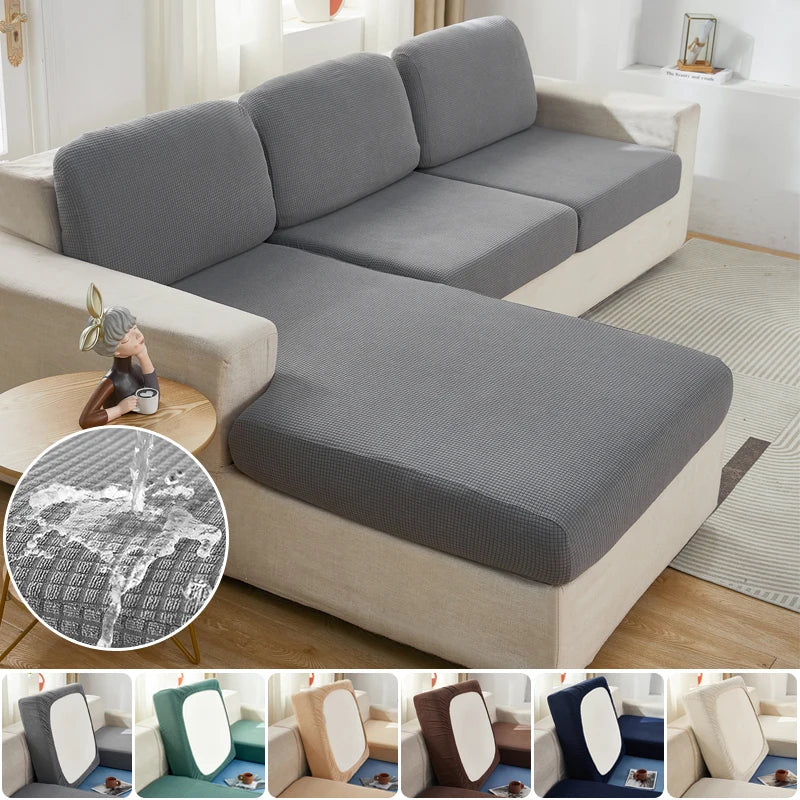 Waterproof Jacquard Sofa Seat Cushion Cover