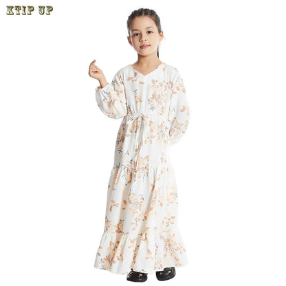 Muslim Children Abaya East Arab Islamic Clothing