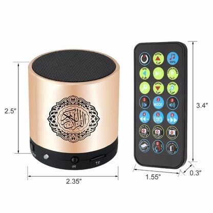 Islamic Wireless Portable Quran Speaker with Remote Control 15 Voices