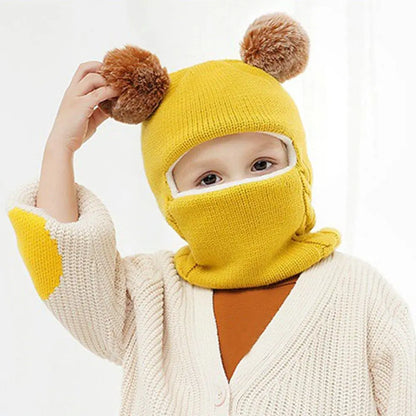 Baby Beanies Hat Pompom Winter Children Hats