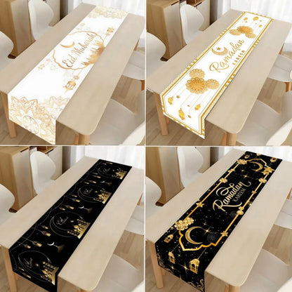 Eid Mubarak Tablecloth Ramadan Decoration For Home 2024 Islamic Muslim Party Supplies Eid Al Adha Ramadan Kareem Home Decoration