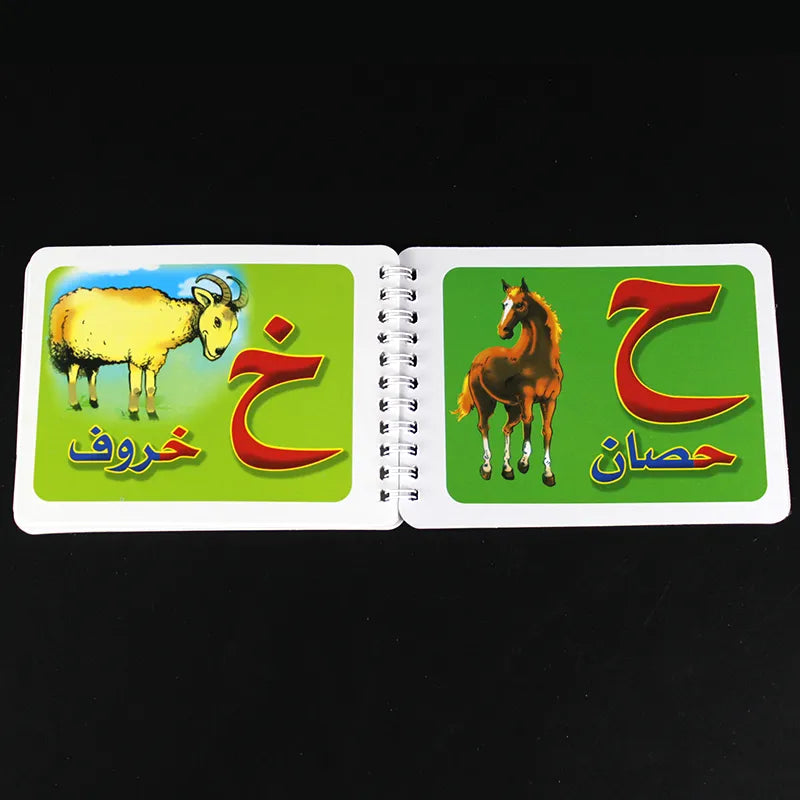 Montessori Arabic Card Learning Language for Preschool Kids