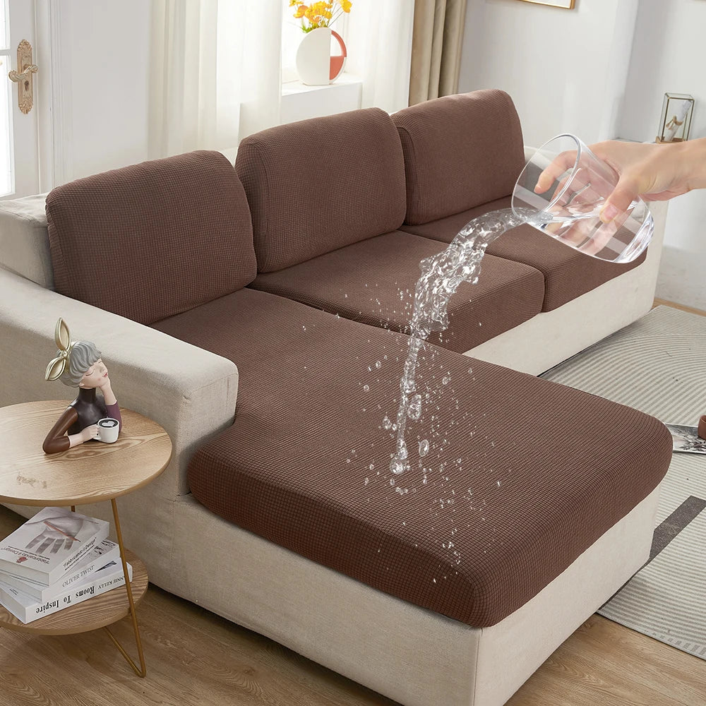 Waterproof Jacquard Sofa Seat Cushion Cover