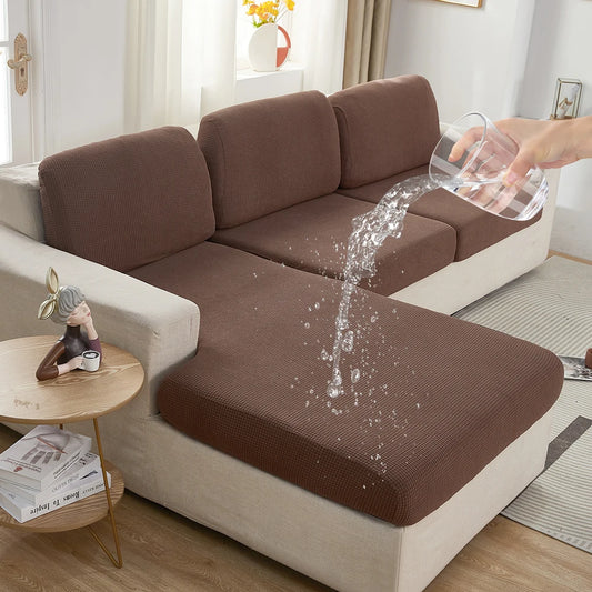 Waterproof Jacquard Sofa Seat Cushion Cover