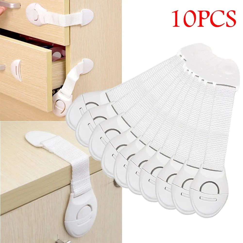 10pcs Child Safety Cabinet Lock