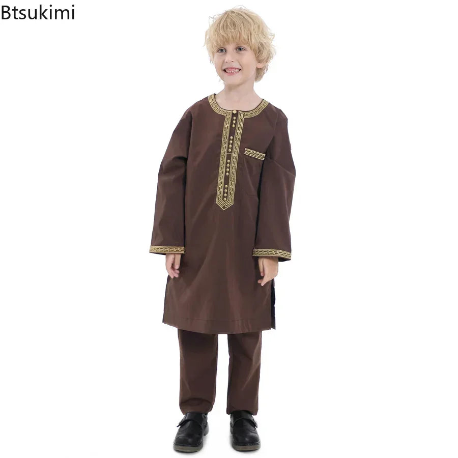 Saudi Arabia Children Robe Clothing Men