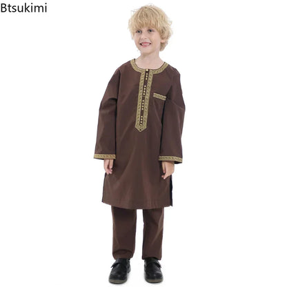 Saudi Arabia Children Robe Clothing Men