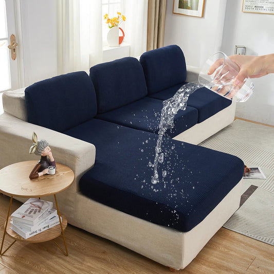 Waterproof Jacquard Sofa Seat Cushion Cover