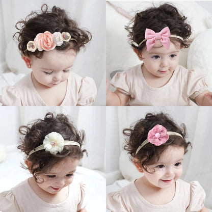 5Pcs/Set Baby Elastic Headband