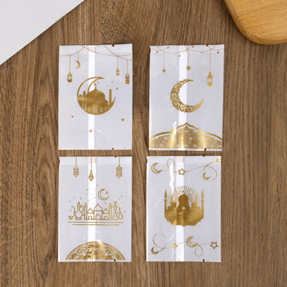 100Pcs Ramadan Cookie Bags