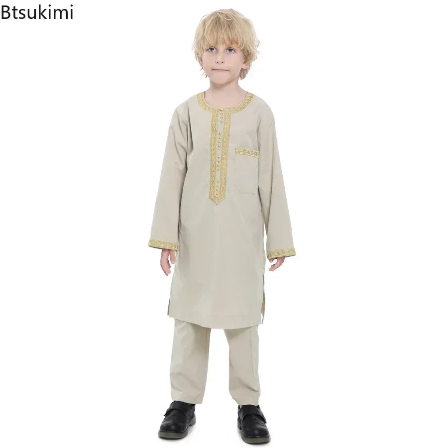 Saudi Arabia Children Robe Clothing Men