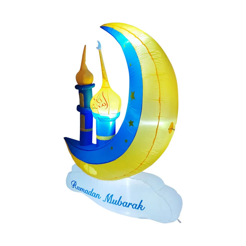 Ramadan Mubarak Outdoor Inflatable Moon Decorations