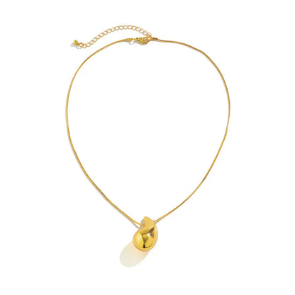 Vintage Gold Color Plated Drop Necklaces