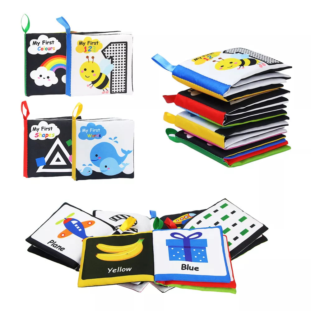 Baby Cloth Books Early Learning Educational Toys