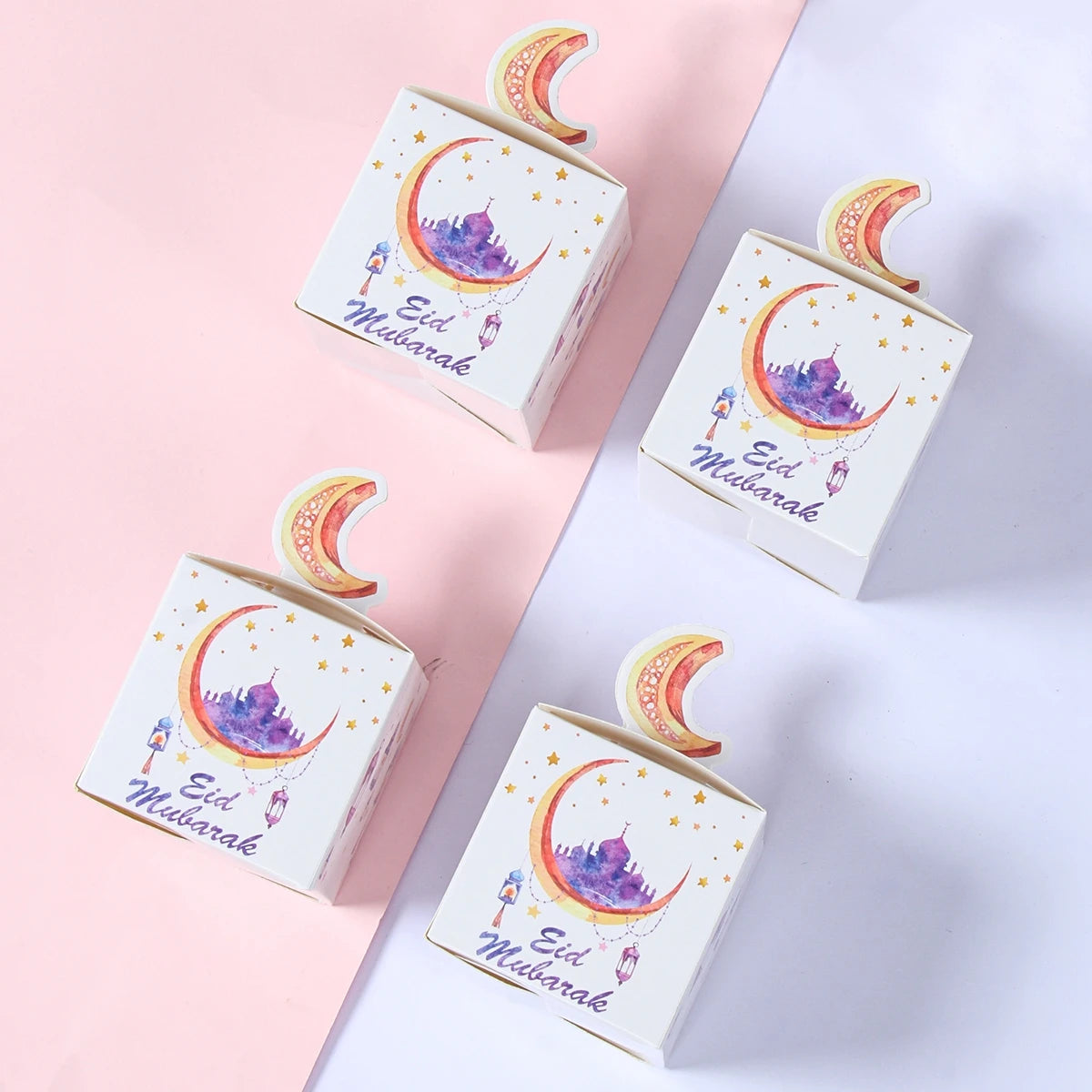 24Pcs Eid Mubarak Candy Gift Box