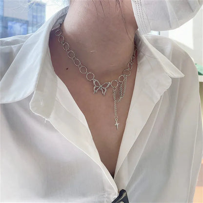 Metal Heart Neck Chains Choker