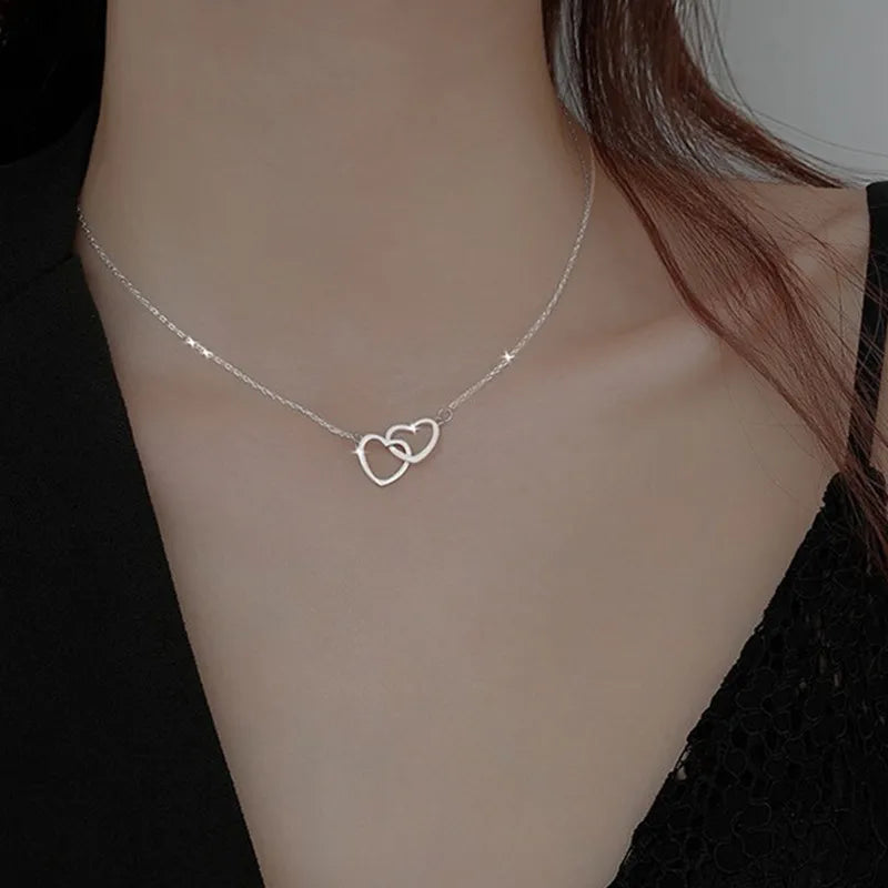 Metal Heart Neck Chains Choker