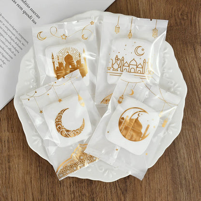 100Pcs Ramadan Cookie Bags