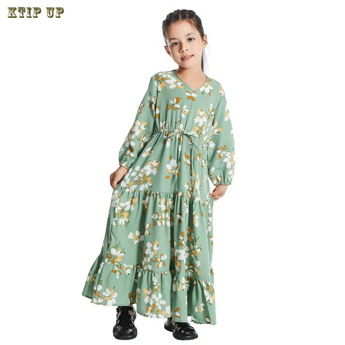 Muslim Children Abaya East Arab Islamic Clothing