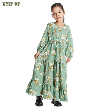 Muslim Children Abaya East Arab Islamic Clothing