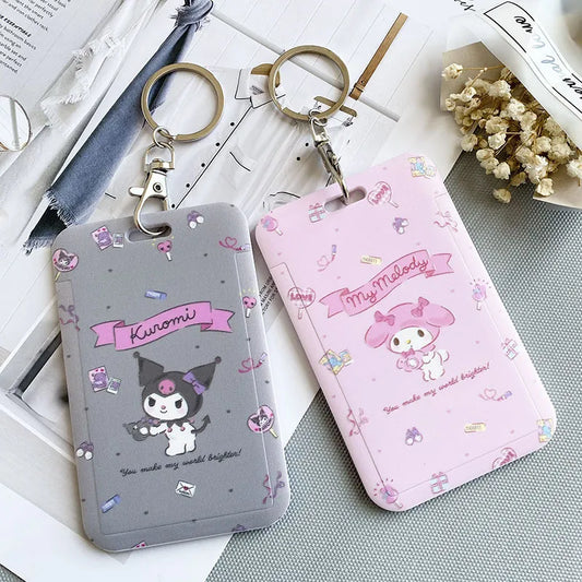 Plastic Card Holders Keychain