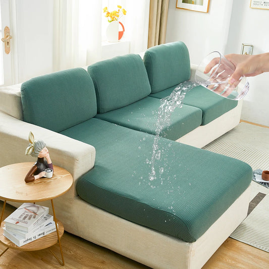 Waterproof Jacquard Sofa Seat Cushion Cover