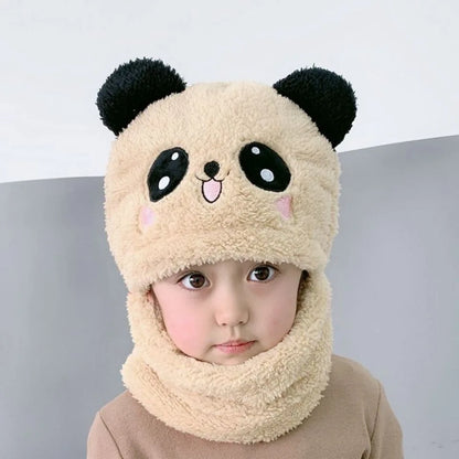 Baby Winter Hat Pompom Cartoon Children Knitted Hats