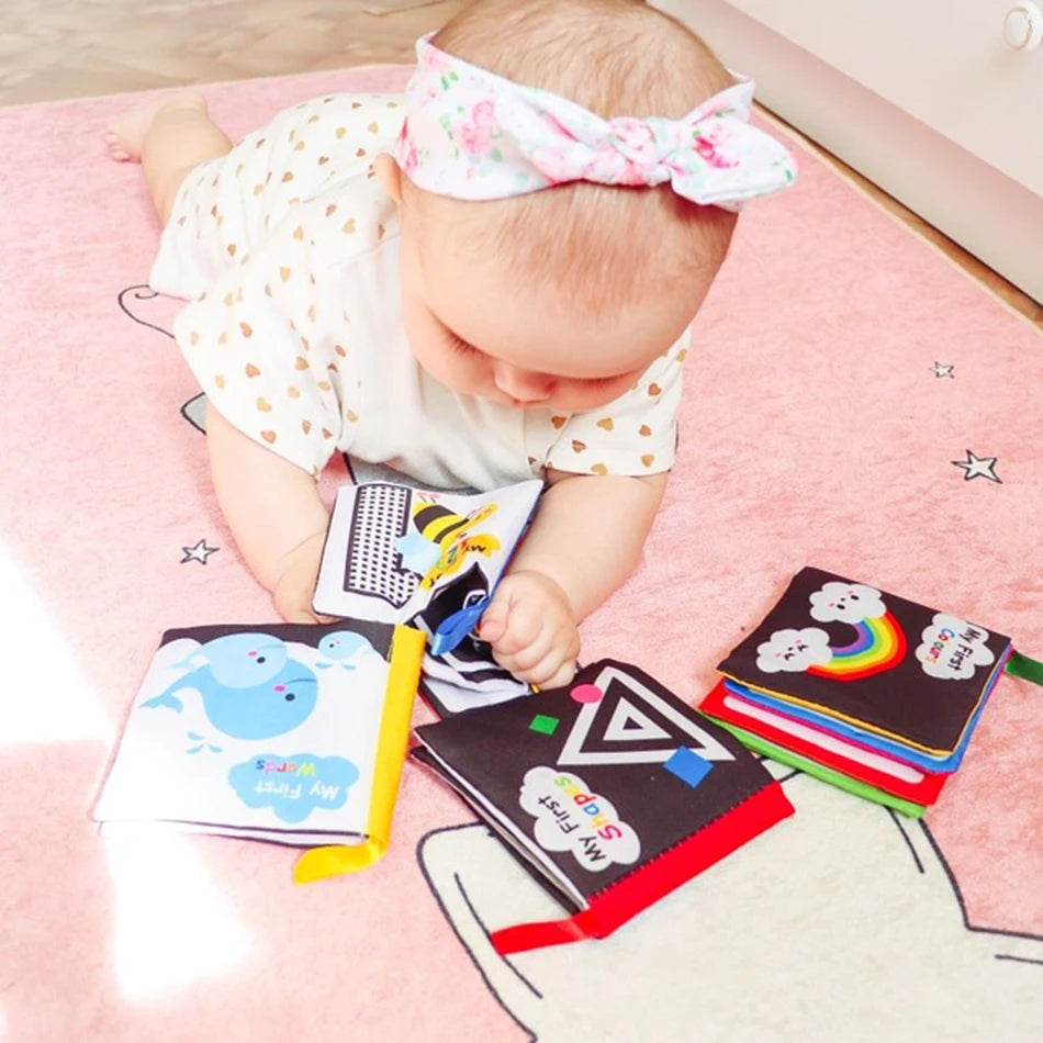 Baby Cloth Books Early Learning Educational Toys