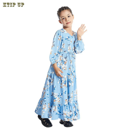 Muslim Children Abaya East Arab Islamic Clothing