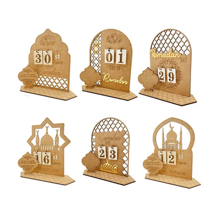 2024 Ramadan Countdown Calendar Eid Mubarak Decorations for Home Islamic Muslim Party Decor Ramadan Kareem Eid Al Adha Kid Gifts