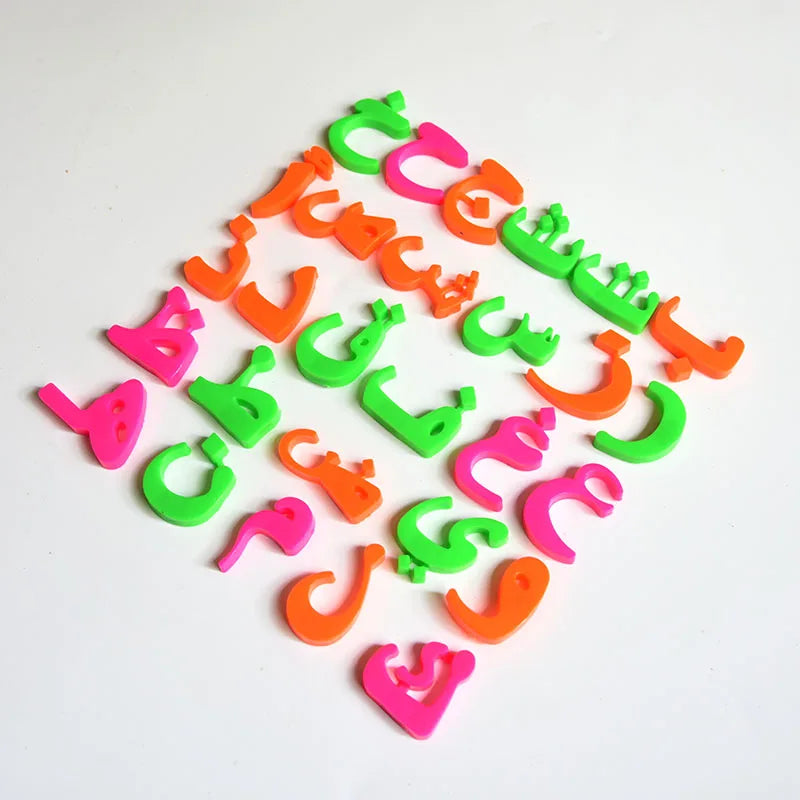 28 Pcs Arabic Alphabet Block fridge Magnets Letters,learning & Education Toys