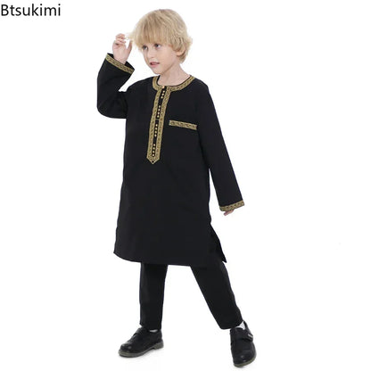 Saudi Arabia Children Robe Clothing Men