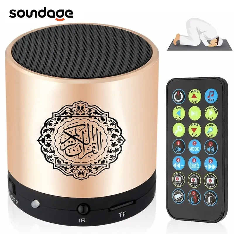 Islamic Wireless Portable Quran Speaker with Remote Control 15 Voices